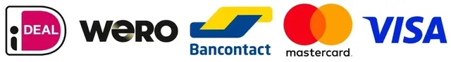 Betaalmethoden: iDEAL, Wero, Bancontact, Mastercard en Visa
